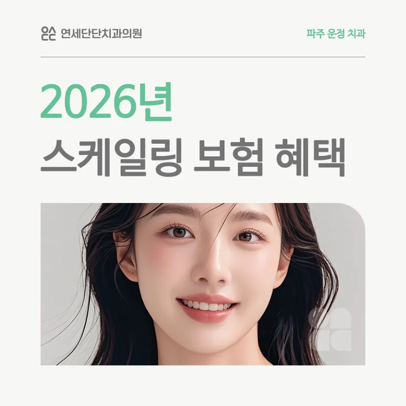 2026 스케일링 보험 혜택 표지