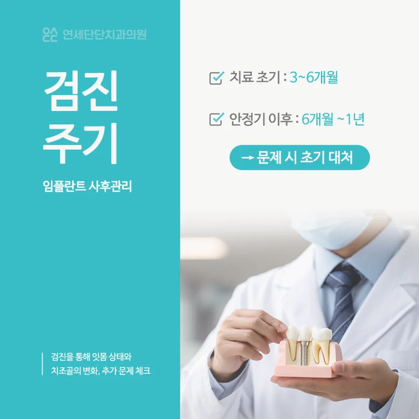 임플란트 검진 주기