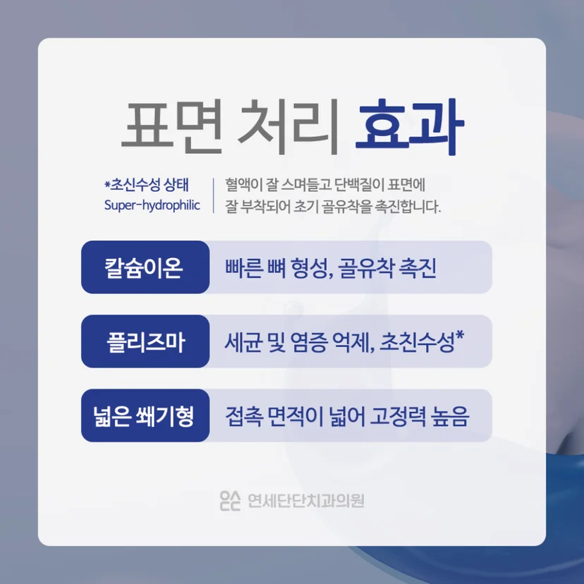 메가젠 임플란트 표면 처리