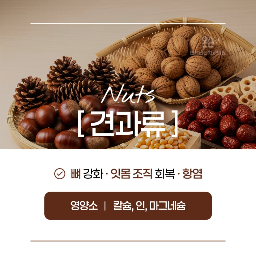 치아 건강에 좋은 견과류