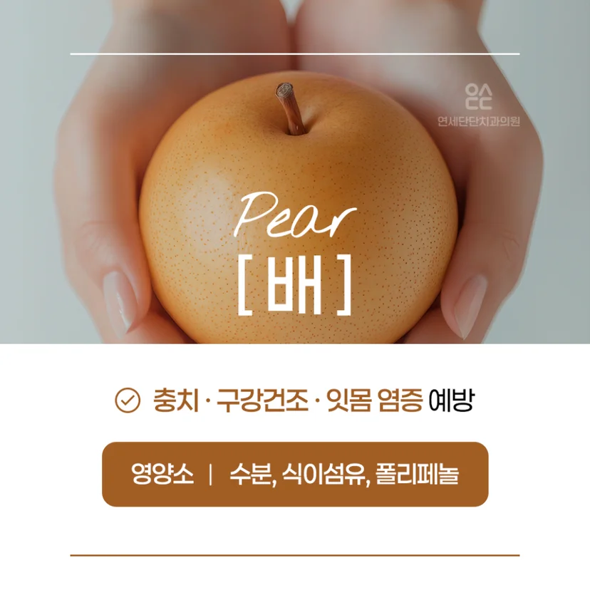 치아 건강에 좋은 배