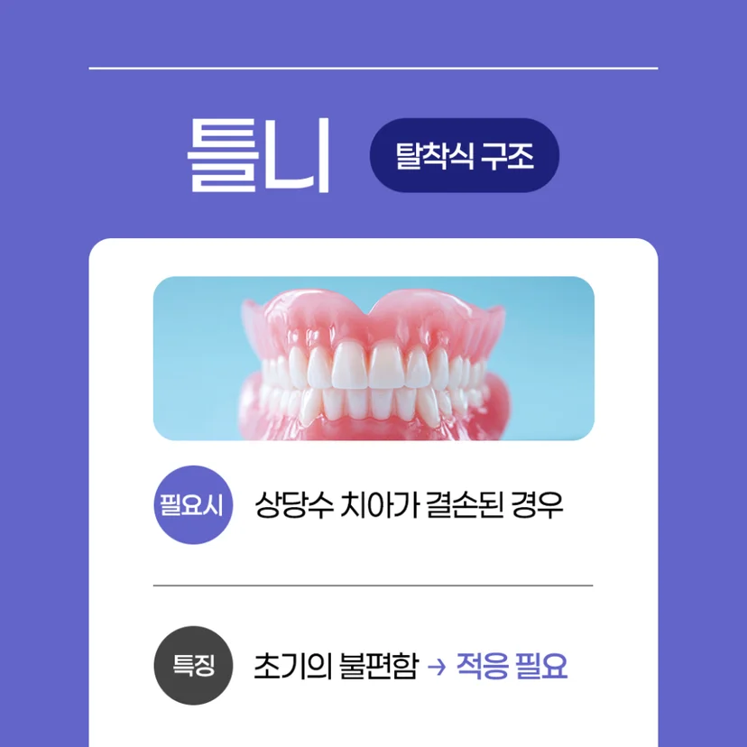 틀니 보철치료