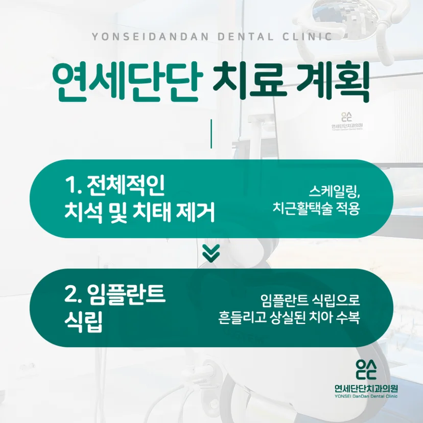 연세단단 치료 계획