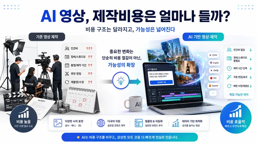 텍스트만 입력하면 영상이 완성되는 AI 영상 제작