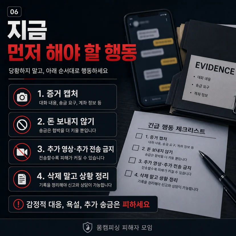 페이스톡영상협박 대처방법
