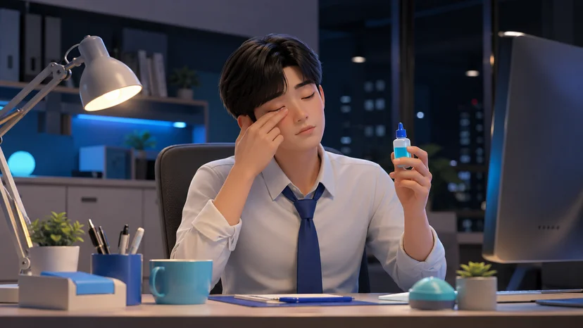 수술 후 건조증 관리는 시력 회복 속도에 직접적인 영향을 미칩니다. 처방된 인공눈물을 빠짐없이 점안하는 것이 회복의 기본입니다.