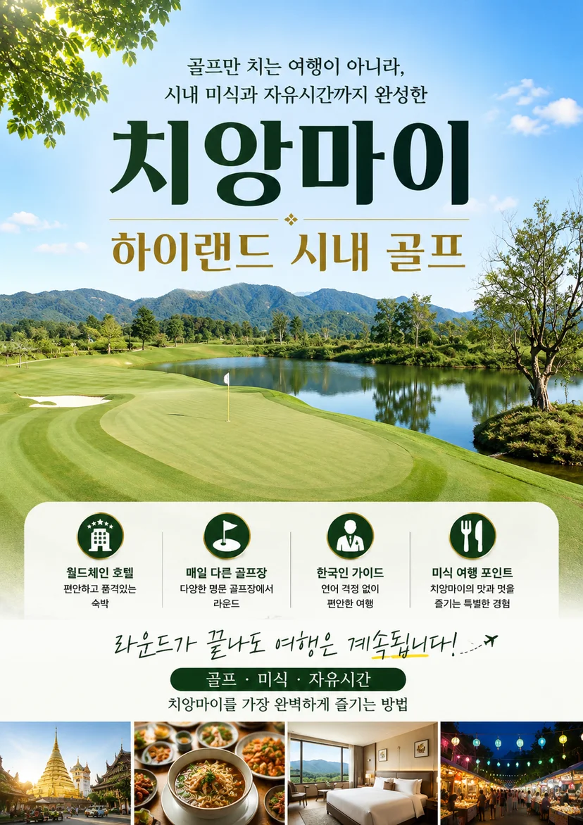 치앙마이 시내 3색 골프 패키지