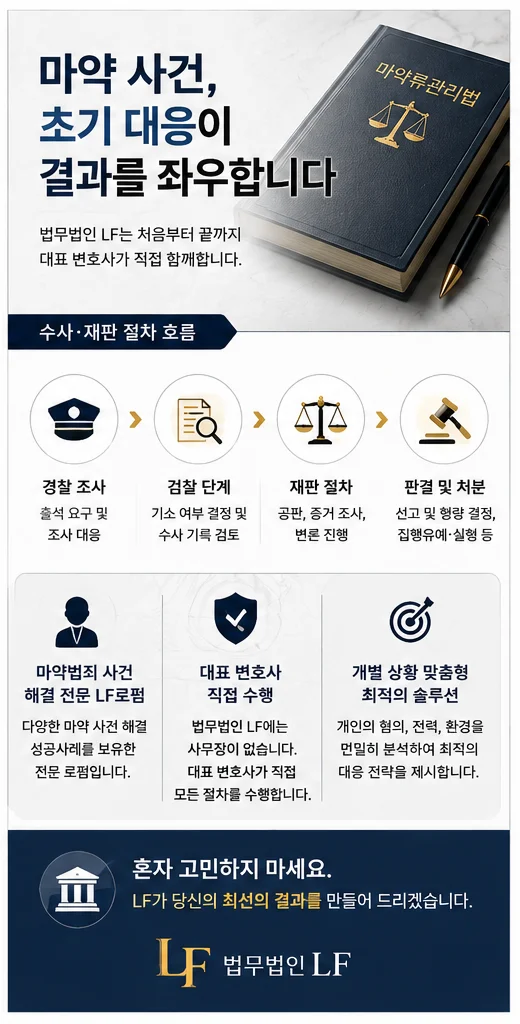 합성대마 투약 처벌 사건 형사 절차 흐름