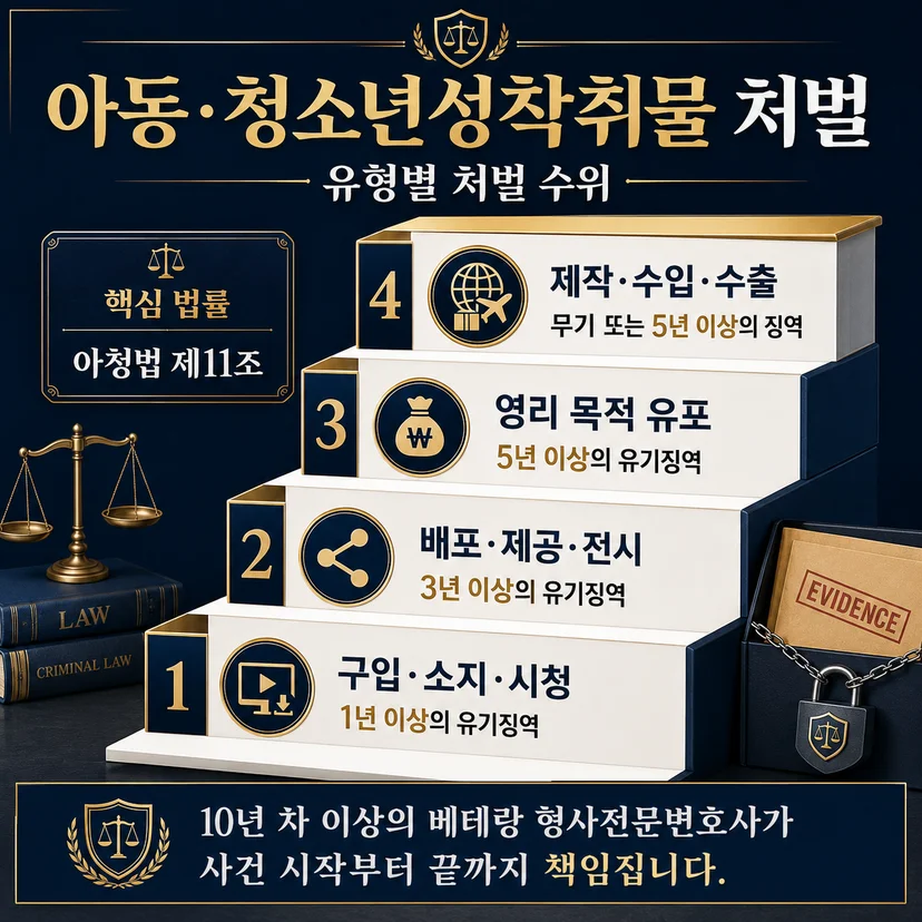 불법촬영물 처벌 법 규정 2) 성착취물 조항