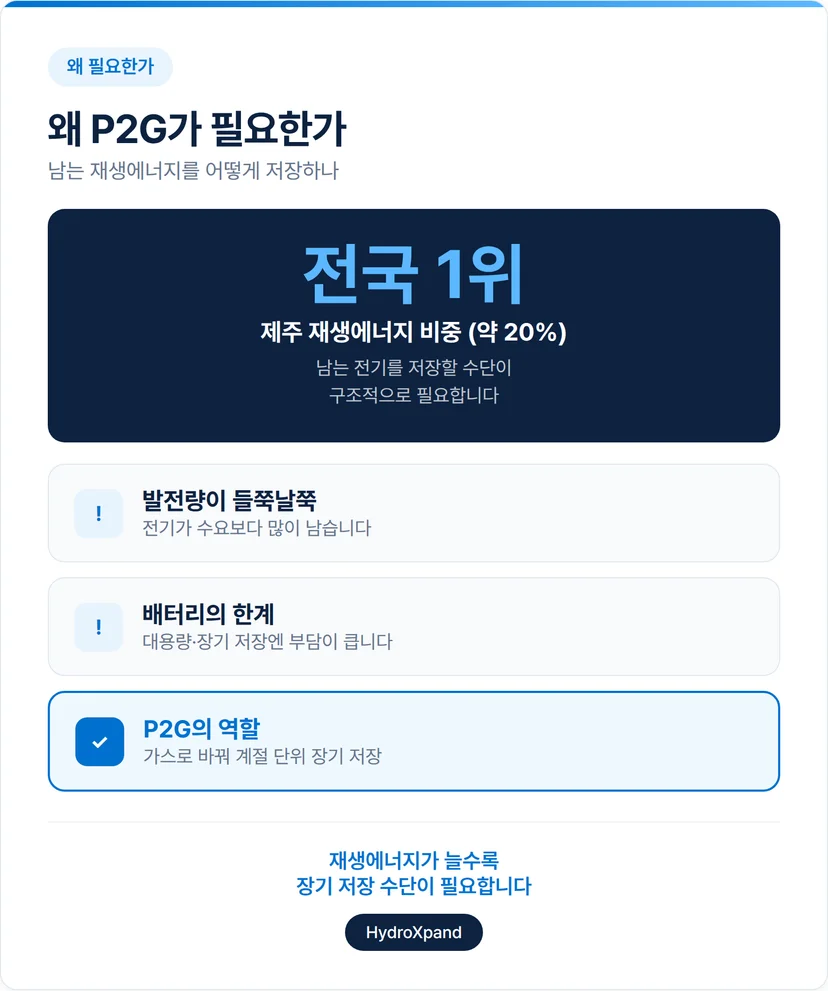 P2G가 필요한 이유