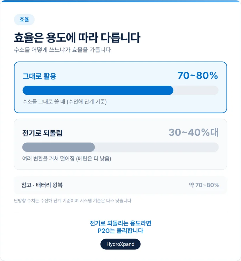P2G 한계
