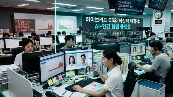 쇼핑몰고객센터, 여름휴가CS대응, AI챗봇도입, 원격BPO, AICC, 이커머스CS자동화, CS인력공백, 야간상담챗봇, VOC자산화, CS비용절감, 고객경험CX디자인, 옴니채널통합