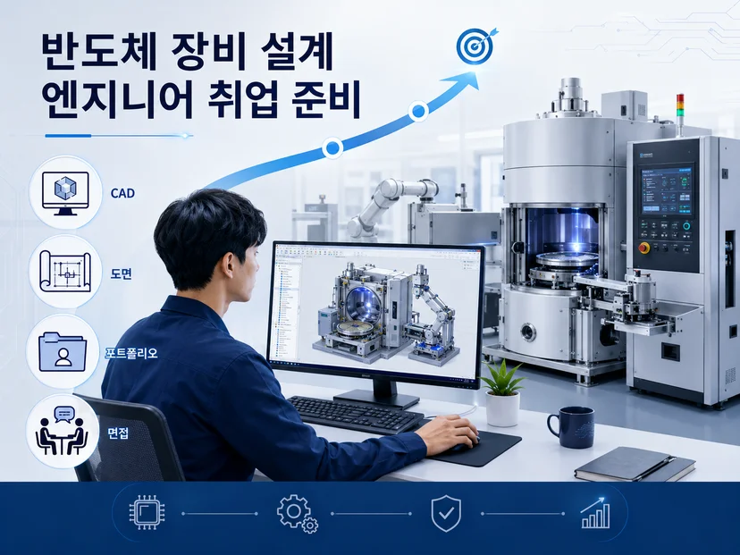 반도체 장비 설계 카티아 솔리드웍스 교육 취업 포트폴리오