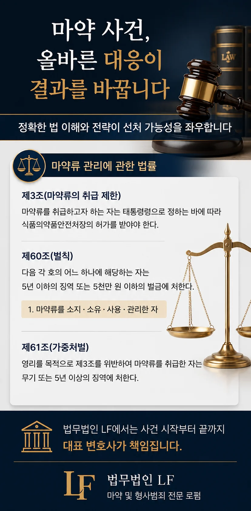 마약투약초범 적용 법 조항