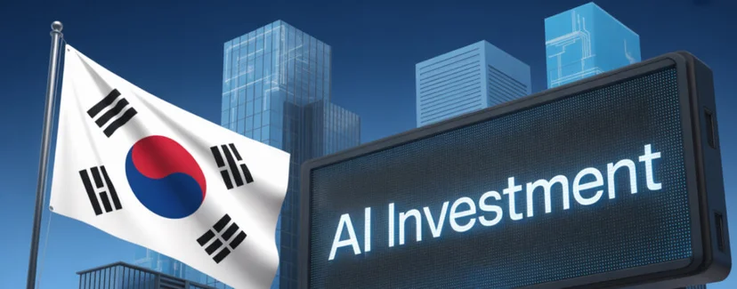 한국 정부의 AI 투자와 정책을 상징하는 이미지
