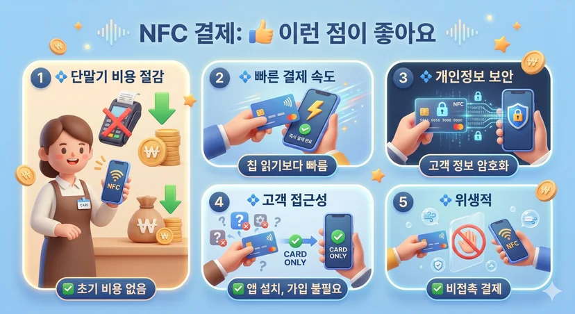 NFC결제 장점