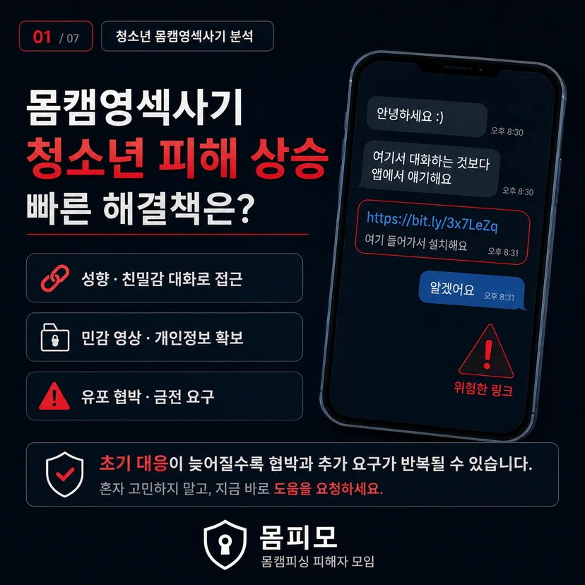 몸캠영섹사기 해결책은?