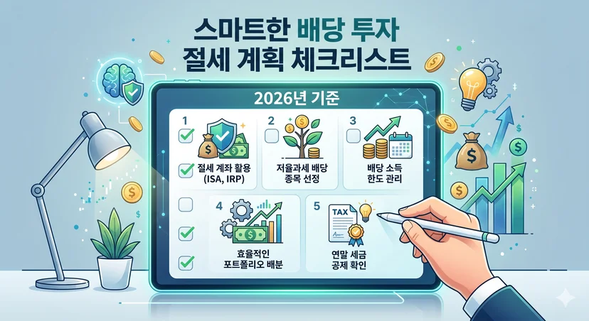 스마트한 배당 투자 절세 계획 체크리스트