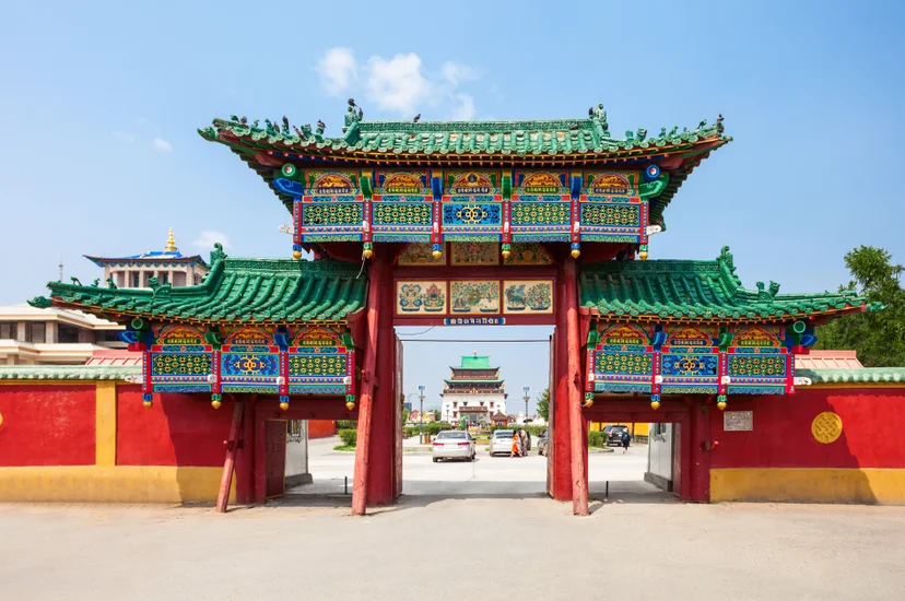 간단 사원 전경
