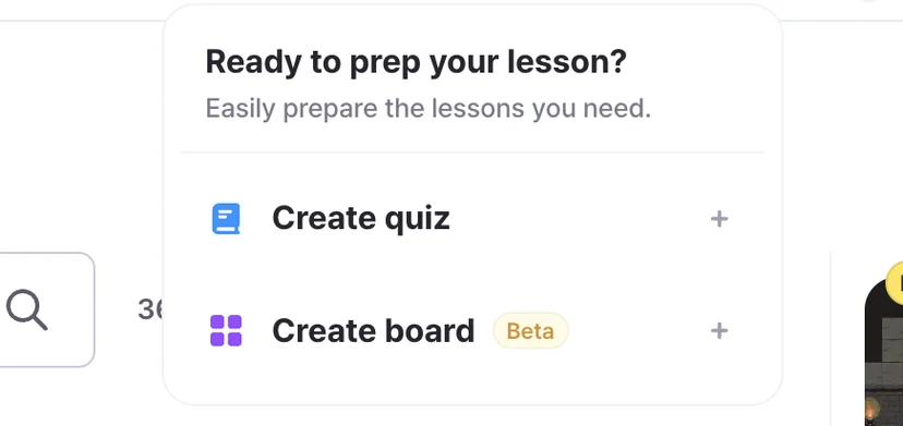 Create a board or a quiz for your class.
