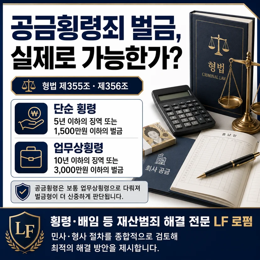 공금횡령죄 업무상 횡령죄 법 조항