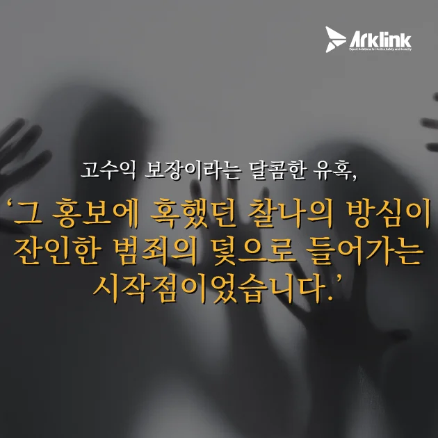 고수익 보장이라는 달콤한 덫