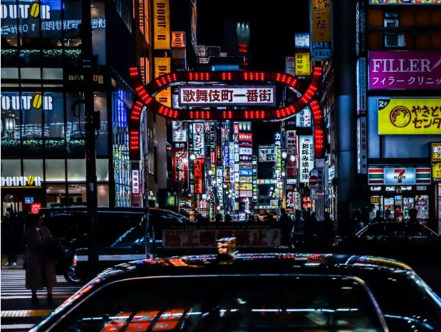 일본 네온사인