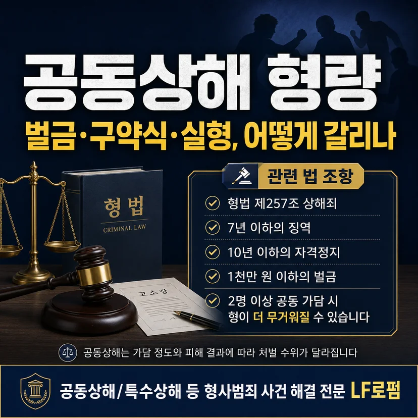 공동상해 형량