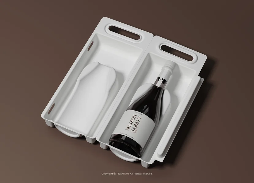 리스튜디오가 제작한 MASION SABATY TRADITIONAL LIQUOR PACKAGING(메종 사바티 전통주 패키징)