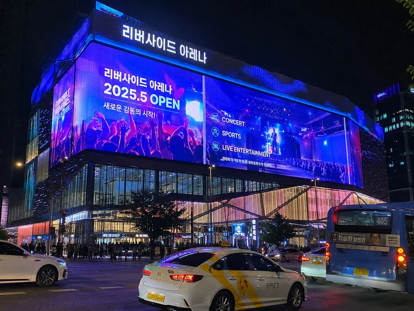 옥외 대형 LED 전광판 광고용 미디어월