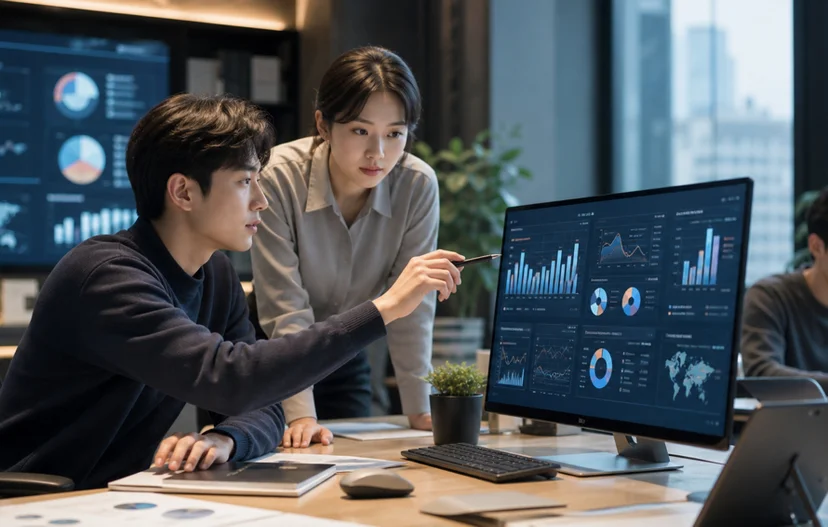 디자인펀치 온라인 마케팅 홈페이지