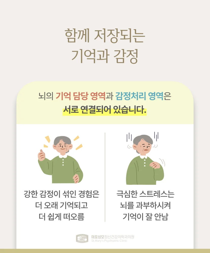 함께 저장되는 감정과 기억