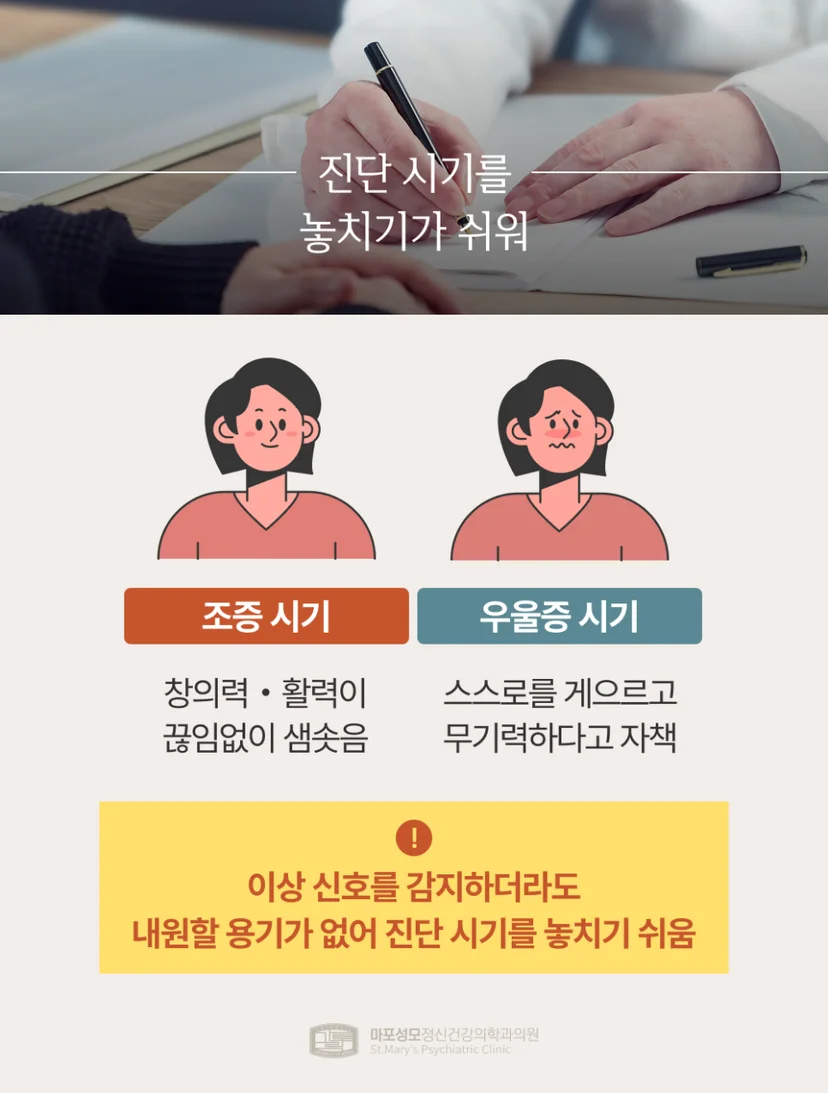 양극성장애 진단 시기