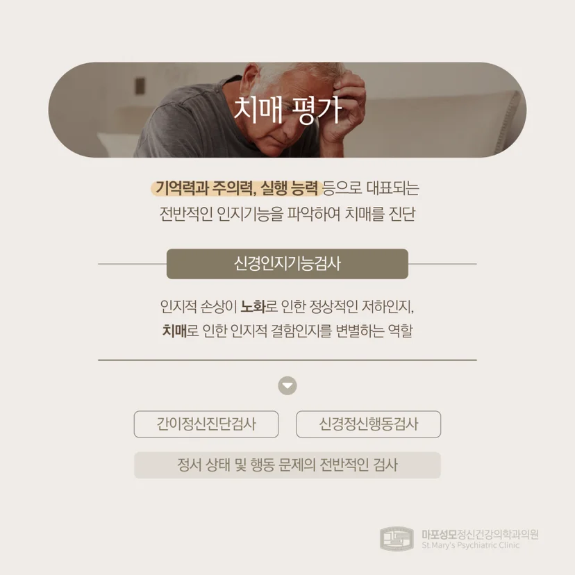 치매 평가 설명