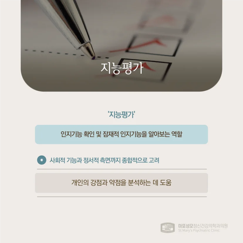 지능평가 설명