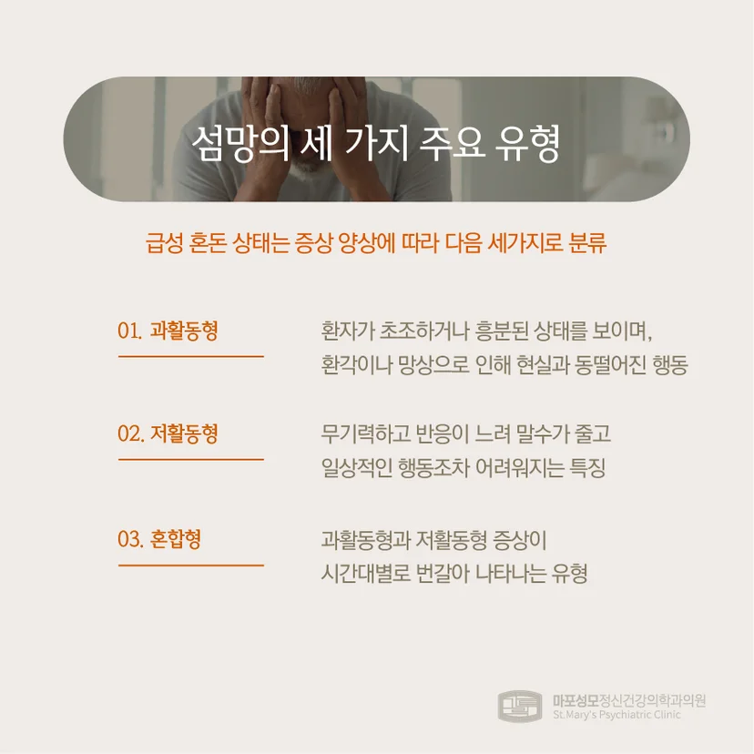 섬망 유형