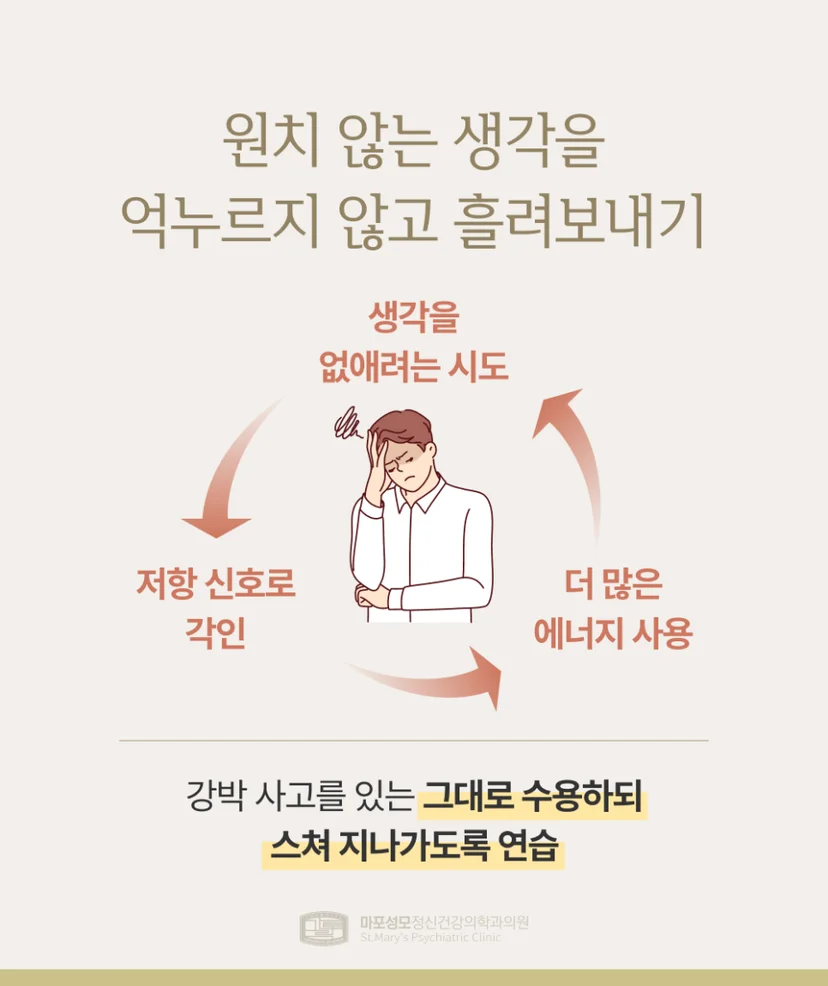 강박 사고 극복 방법