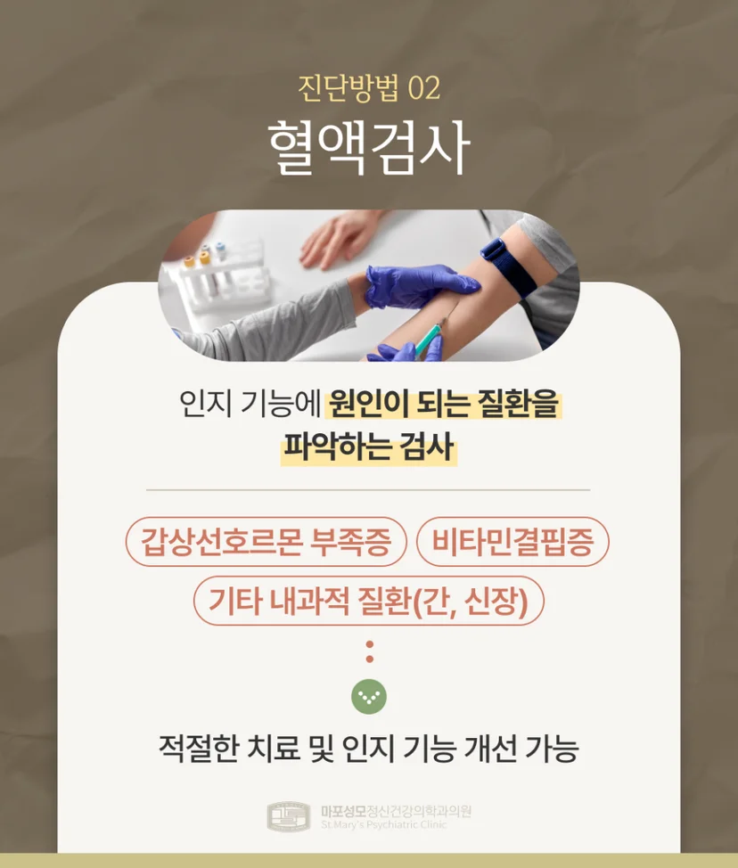 치매 진단 혈액검사