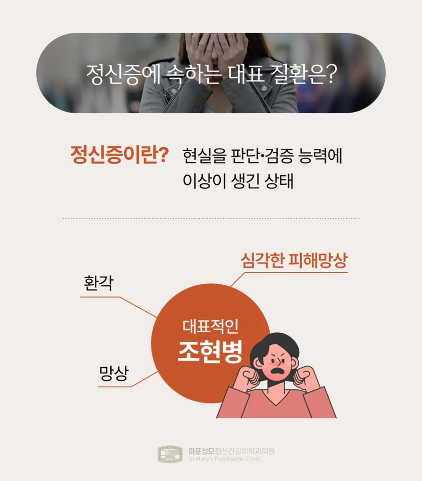 정신증 질환 종류