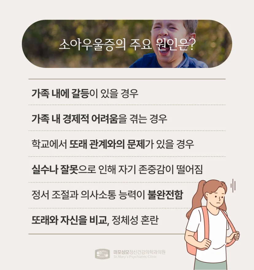 소아 우울증 원인