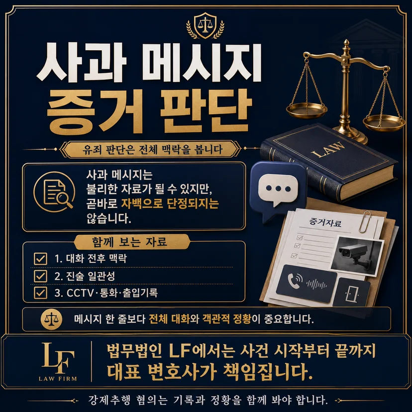 강제추행무죄 판단 증거 및 자료