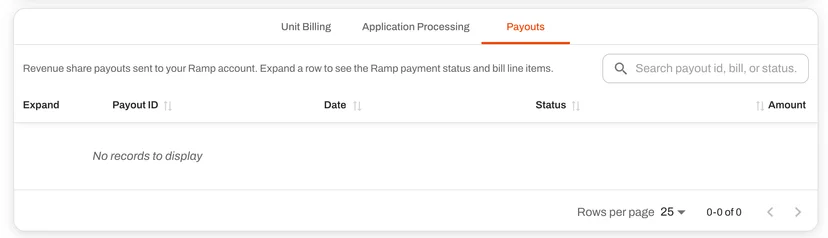 See your revenue share in Settings > Billing. 