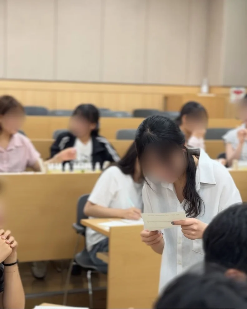 향수 수업 진행 모습