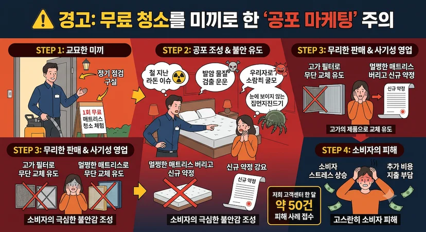 매트리스 렌탈 공포 마케팅 진실