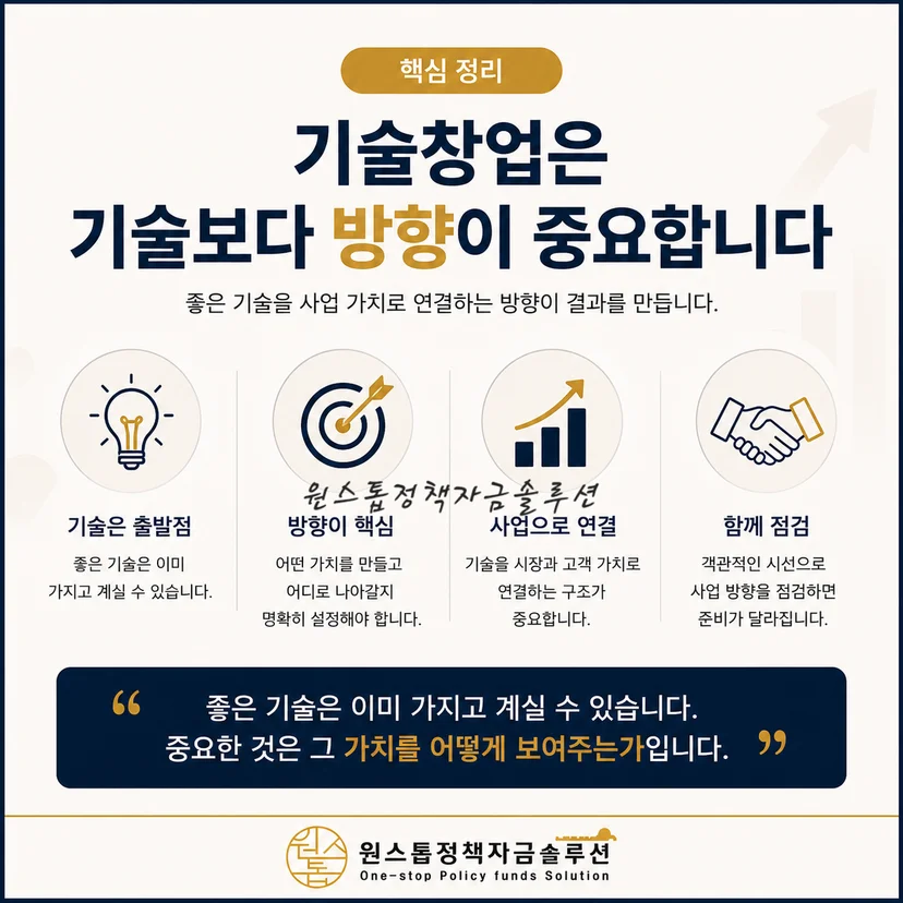 기술창업 핵심 정리