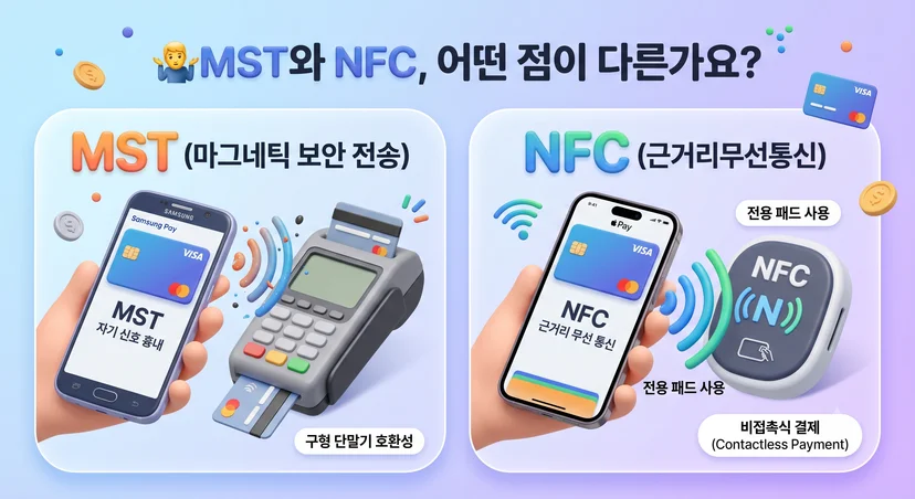 MST 와 NFC의 정의