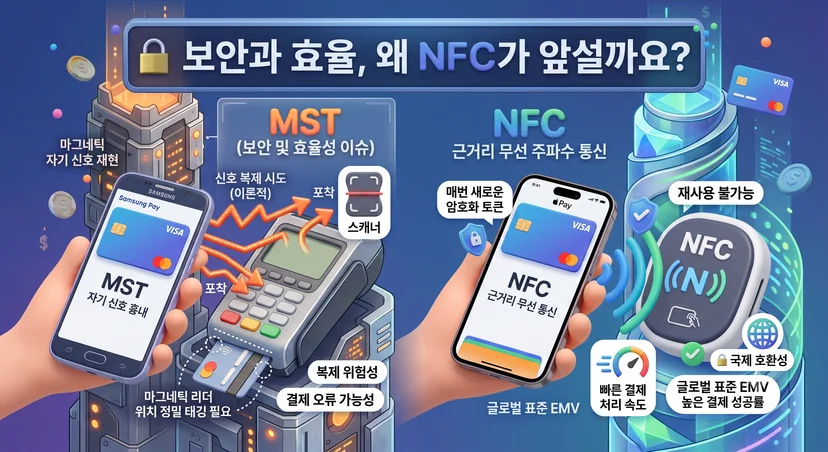 NFC가 보안과 효율이 앞서는 이유