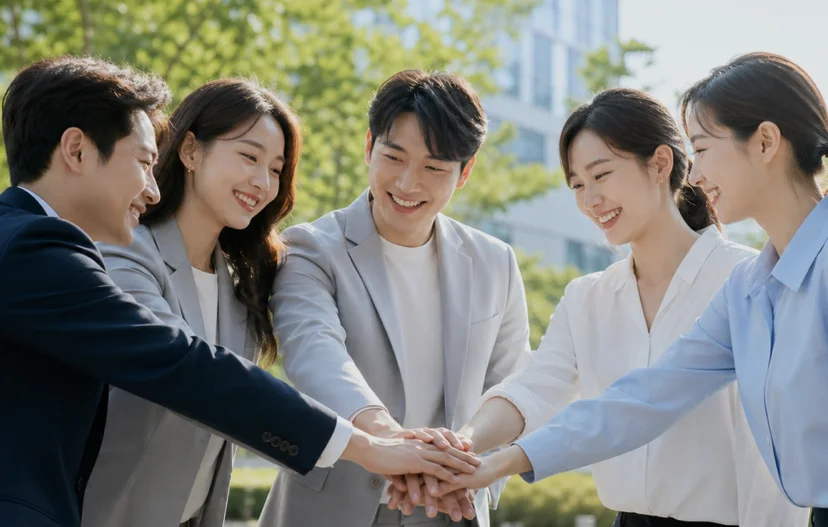 공공기관 홈페이지 제작 프로젝트를 함께 시작하는 팀 디자인펀치
