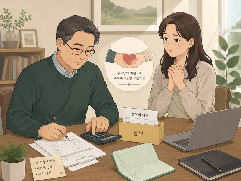 부모의 증여세 대납