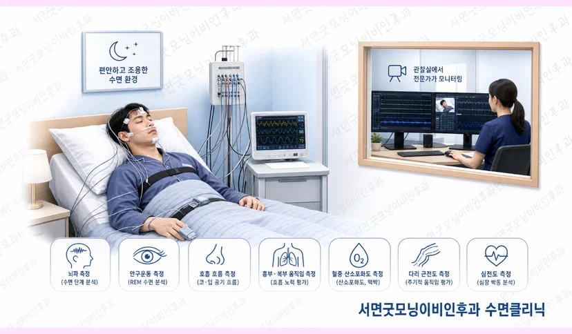 수면다원검사 과정